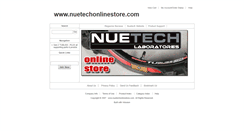 Desktop Screenshot of nuetechonlinestore.com